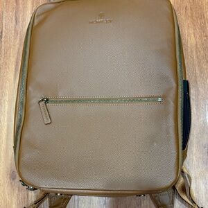 Montblanc Tan Leather Backpack